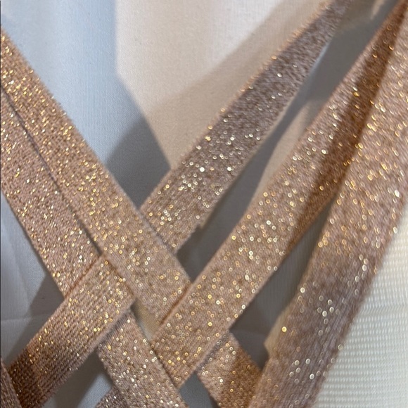 VENUS Cream and Pink Halter Bodycon Dress - Picture 11 of 11